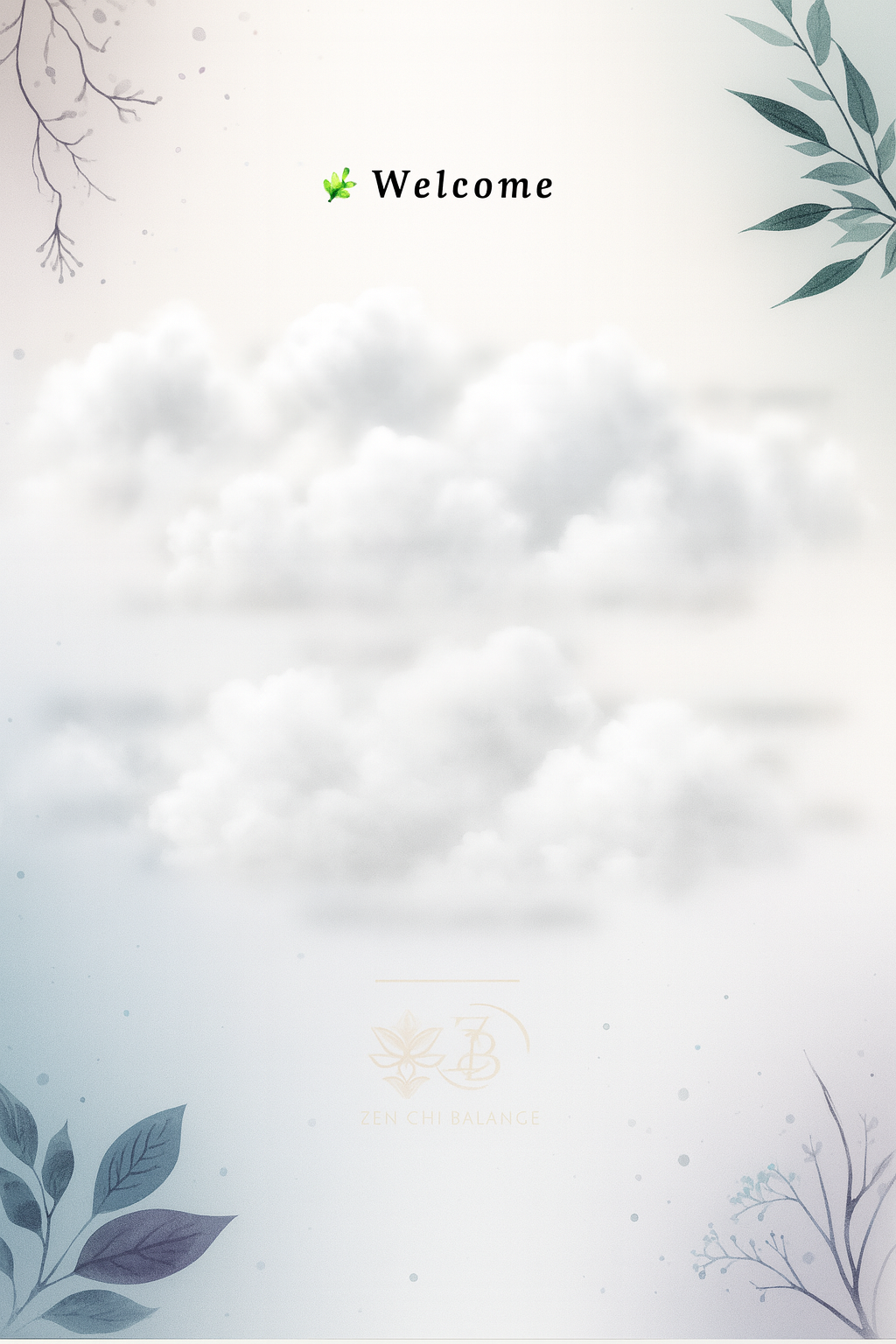 Text 'Welcome' with decorative elements on a light background E book