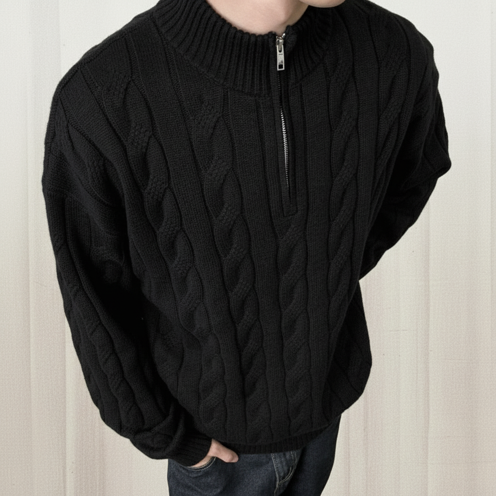 Zipper Polo Bear - Sweater