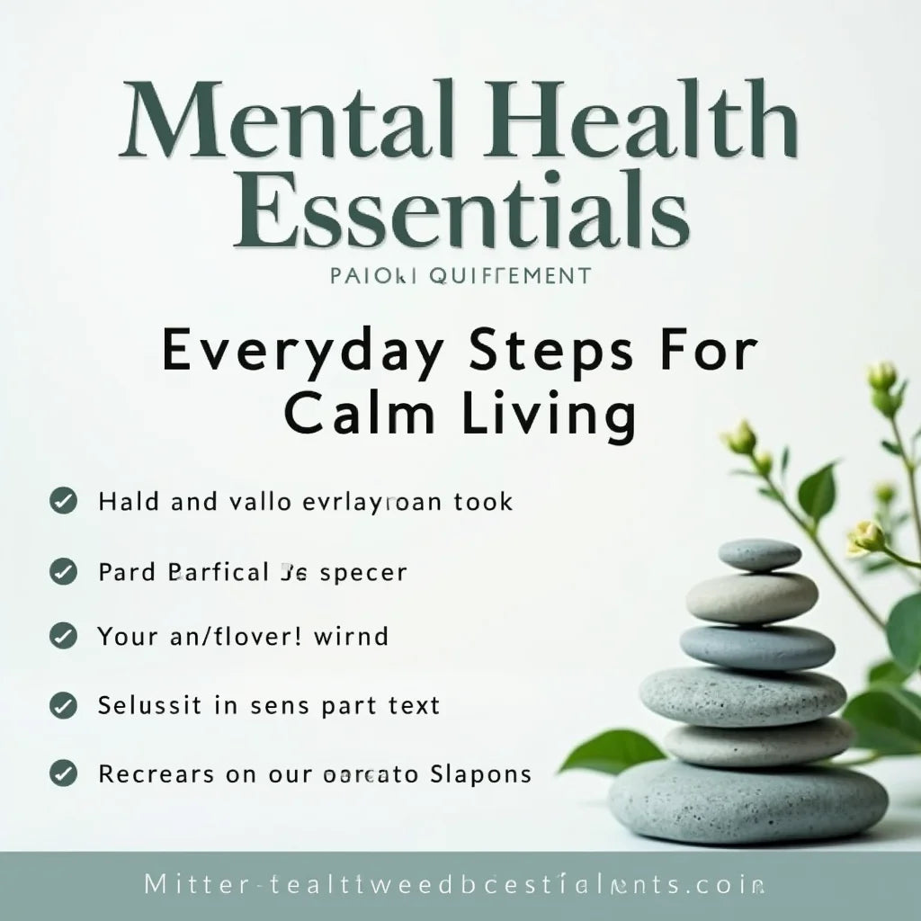 Mental Health - Mental Health Essentials Everyday Steps for Calm Living