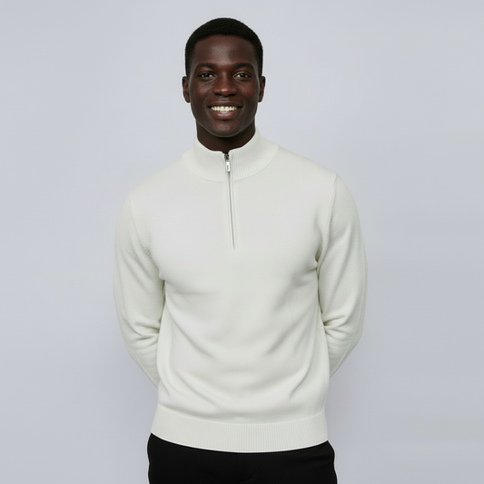 Zipper Pull-over Sweater