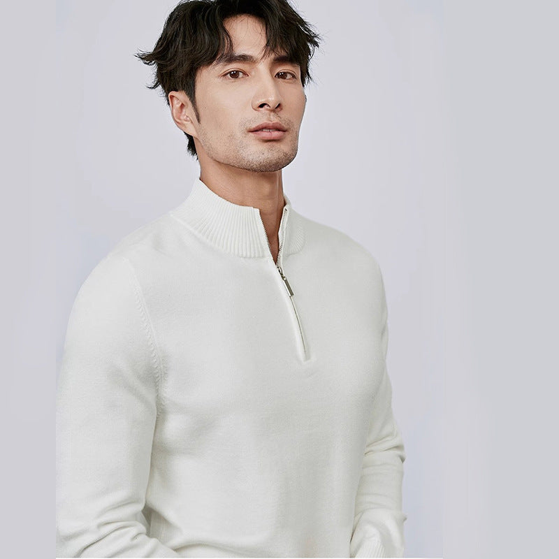 Zipper Pull-over Sweater