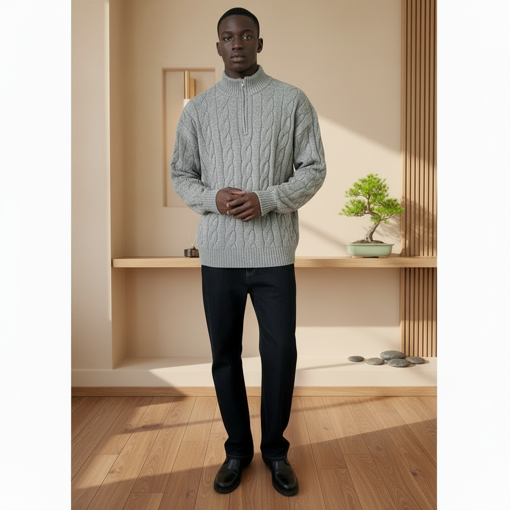 Zipper Polo Bear - Sweater