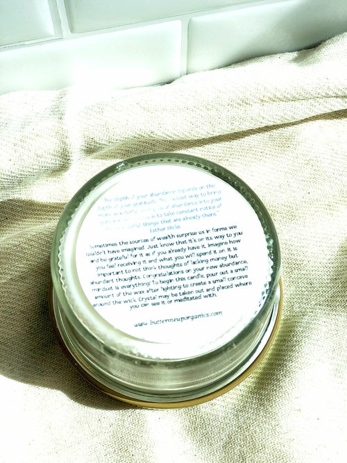 Abundance Intention Candle (Hand-Poured)